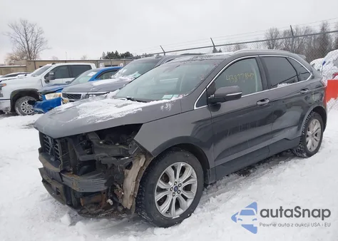 2019 Ford Edge Titanium z USA, uszkodzony, nr VIN 2FMPK4K93KBB56266